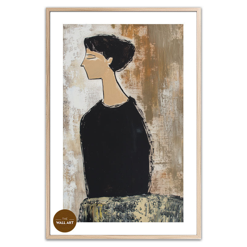 LADY IN BLACK DRESS