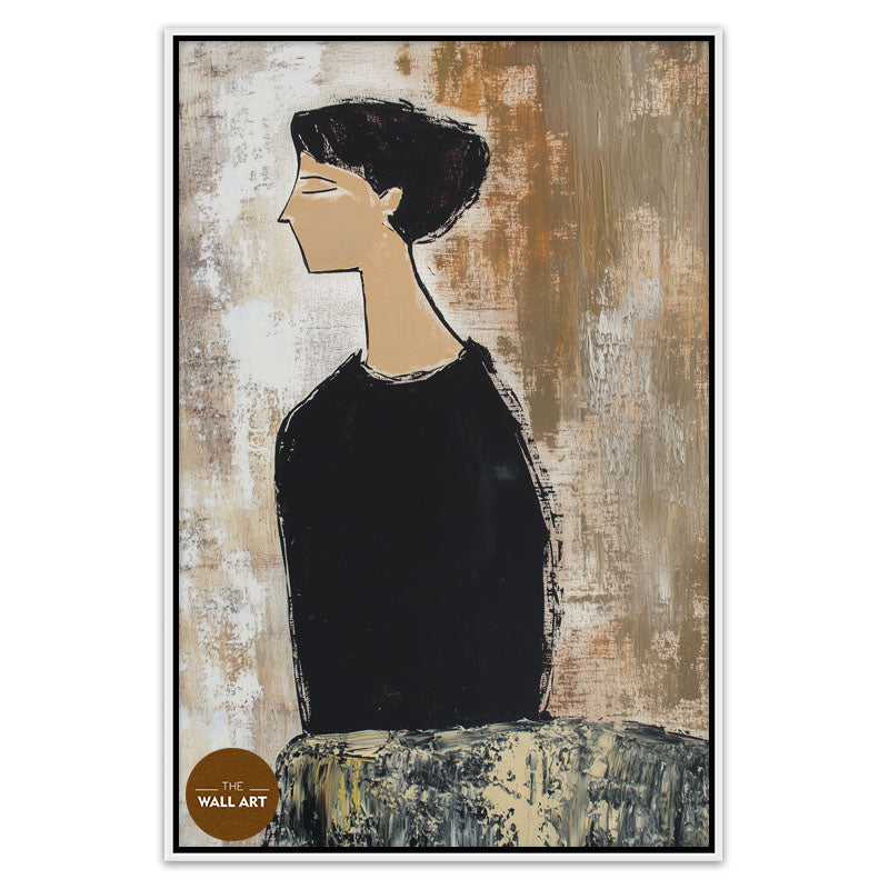 LADY IN BLACK DRESS