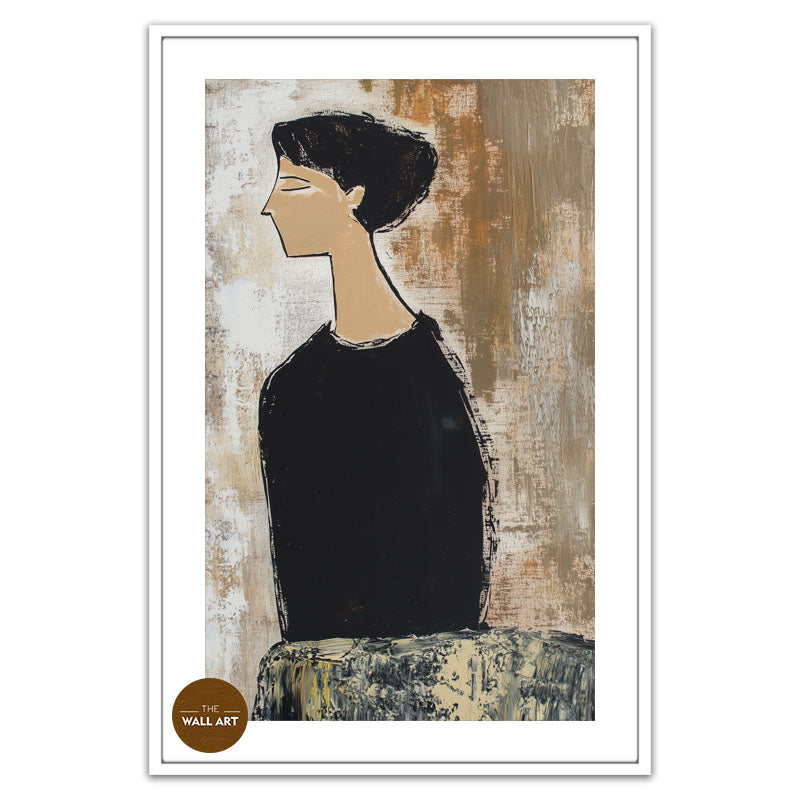 LADY IN BLACK DRESS