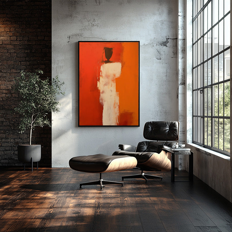 LADY IN ORANGE SHADE