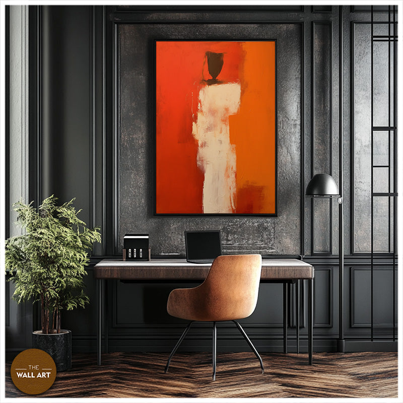LADY IN ORANGE SHADE