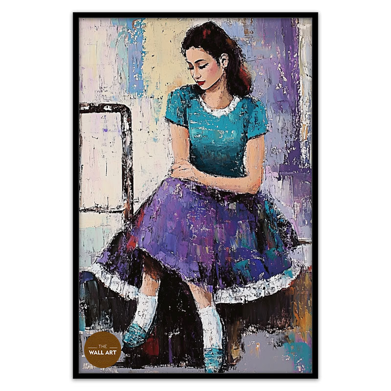 LADY IN PURPLE DRESS