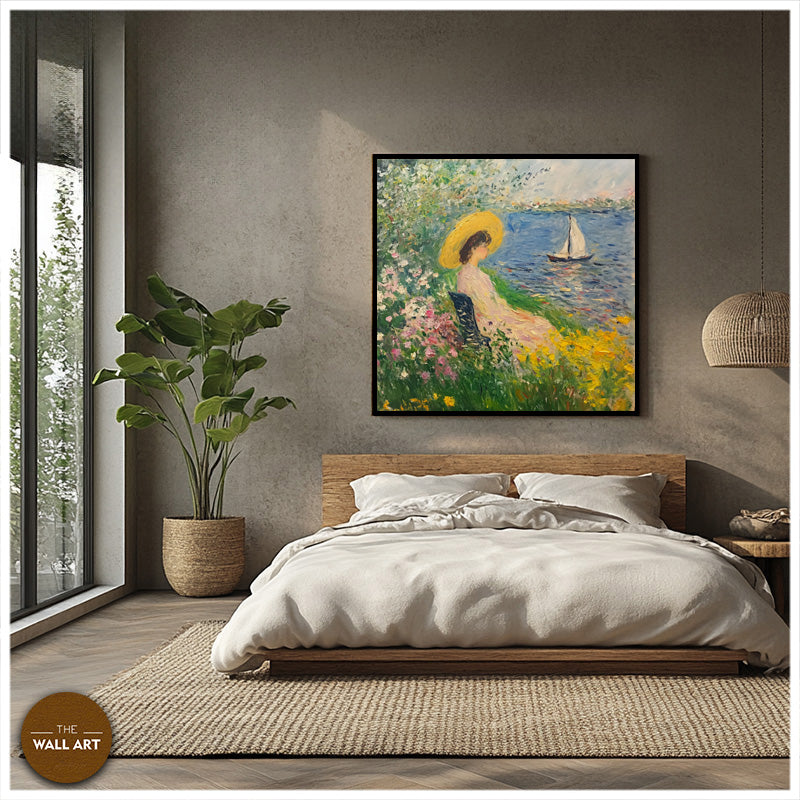 LADY IN SPRING BEACH