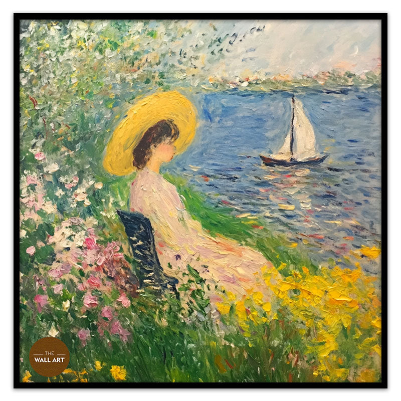 LADY IN SPRING BEACH