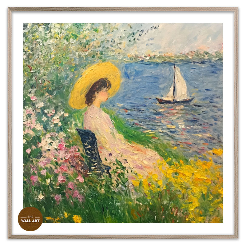 LADY IN SPRING BEACH