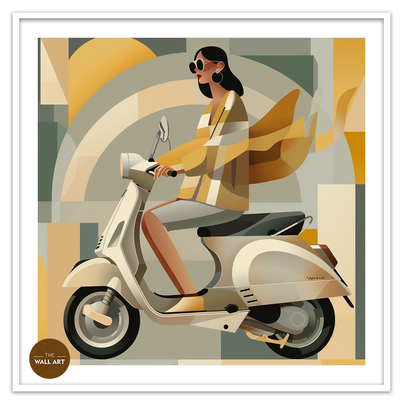 LADY ON SCOOTER