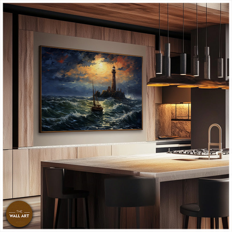 LIGHT HOUSE AT NIGHT III