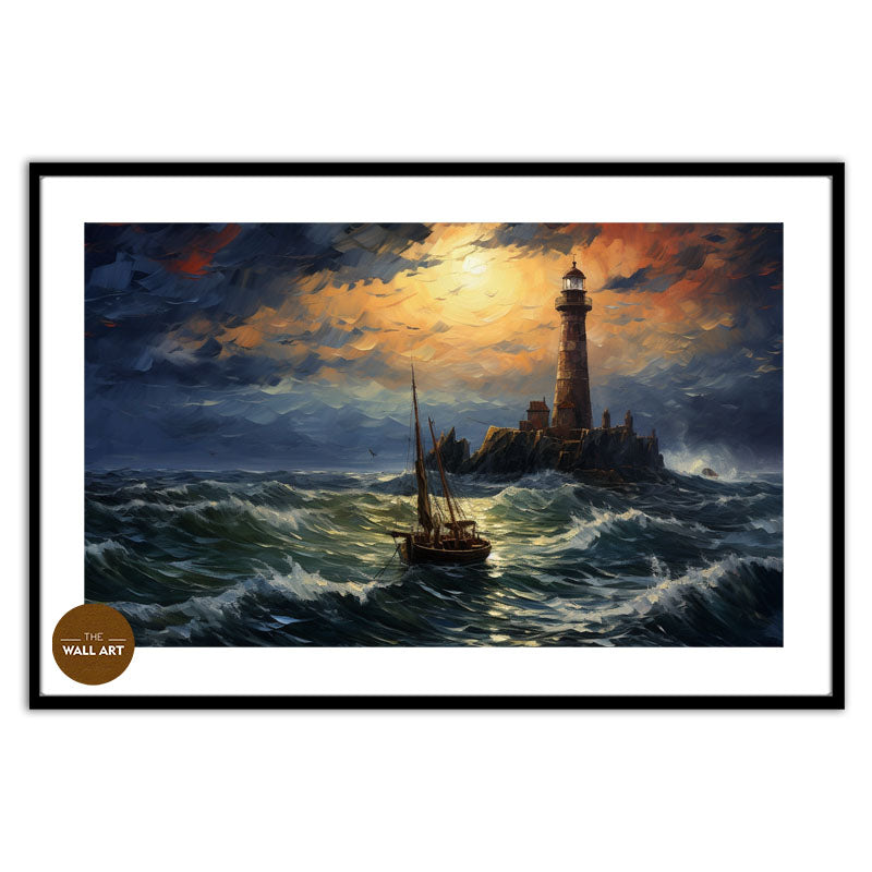 LIGHT HOUSE AT NIGHT III