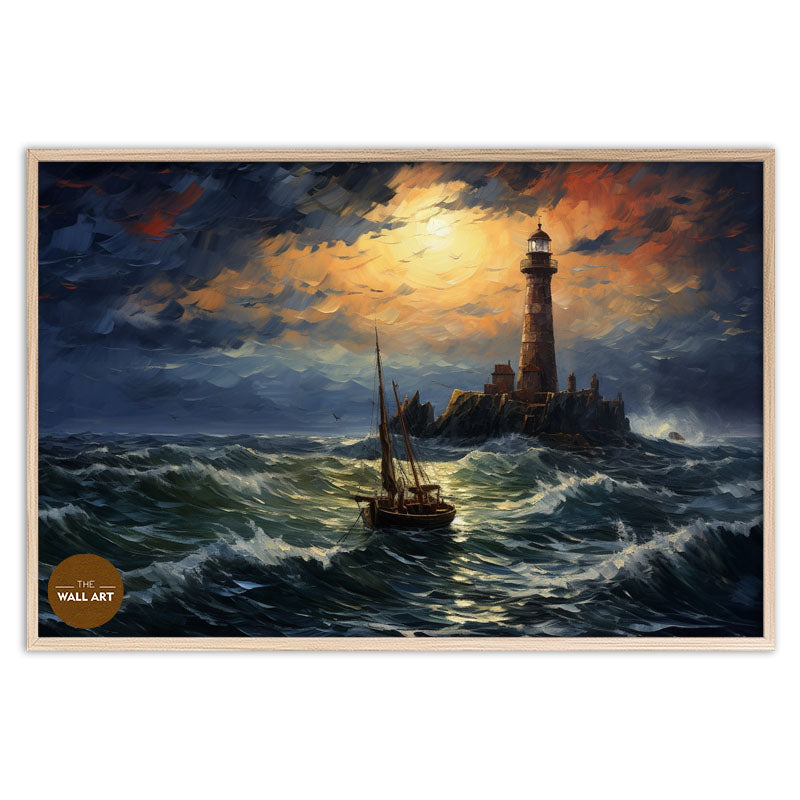 LIGHT HOUSE AT NIGHT III