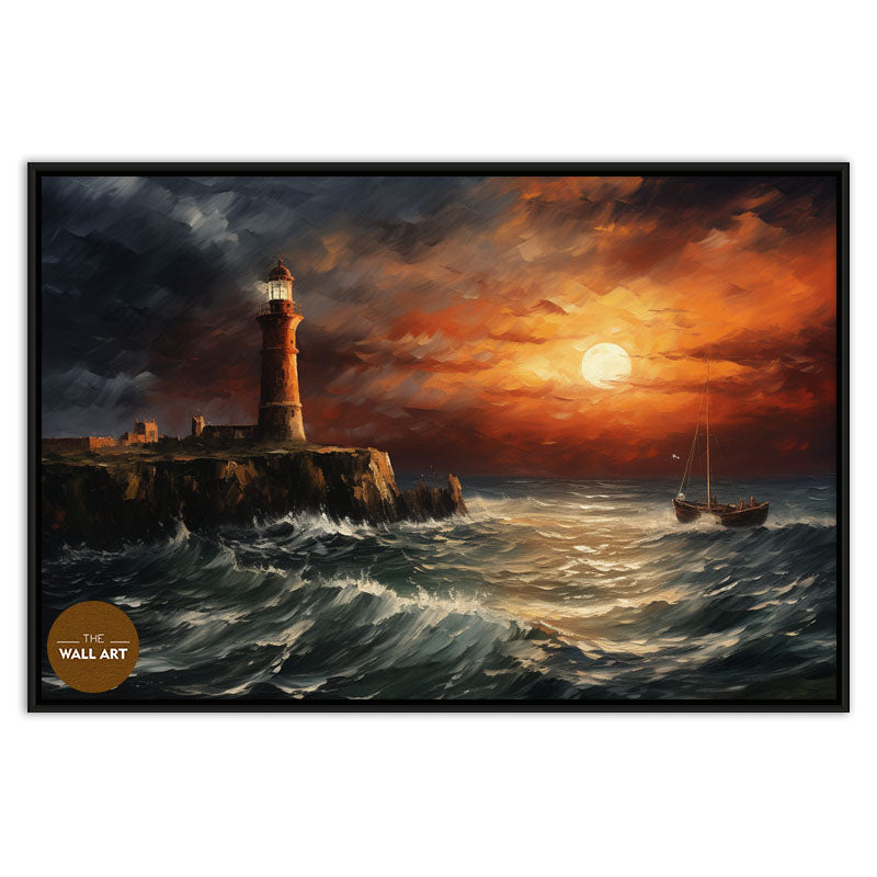 LIGHT HOUSE AT NIGHT II
