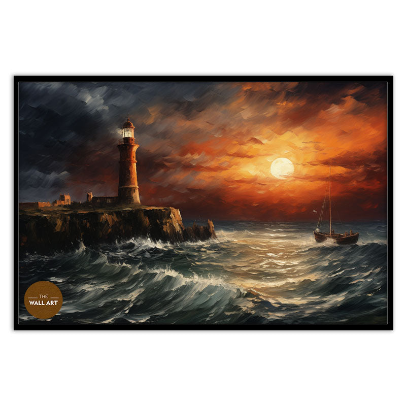 LIGHT HOUSE AT NIGHT II