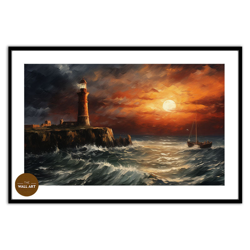 LIGHT HOUSE AT NIGHT II
