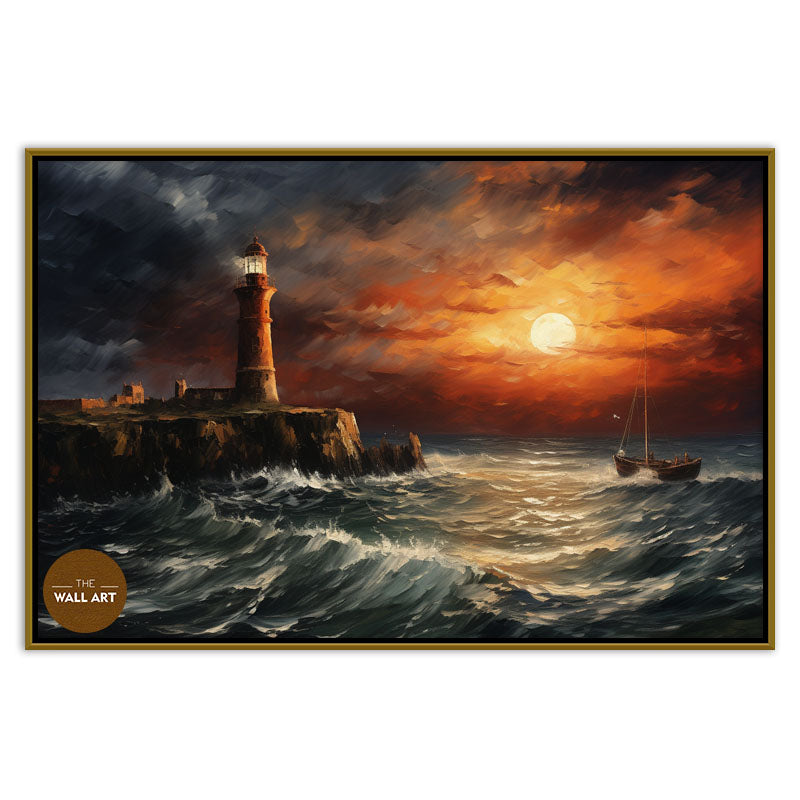 LIGHT HOUSE AT NIGHT II