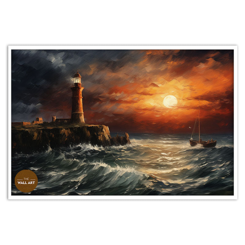 LIGHT HOUSE AT NIGHT II