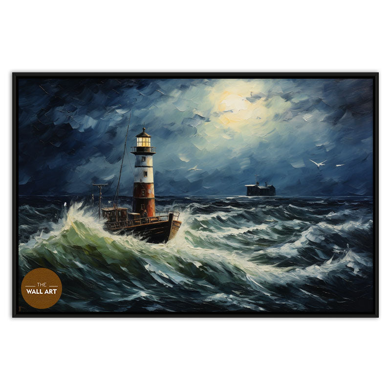 LIGHT HOUSE AT NIGHT IV