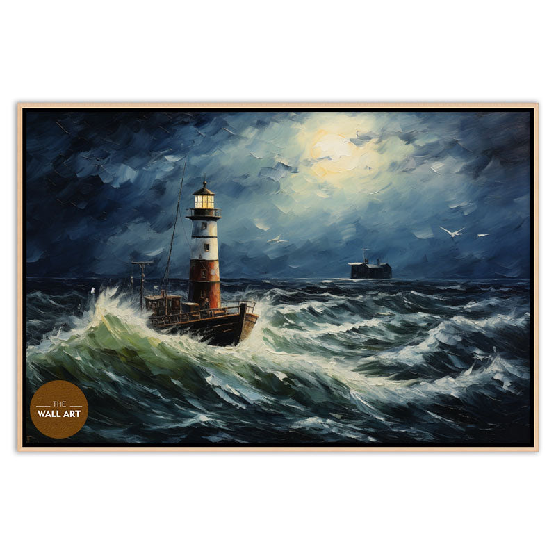 LIGHT HOUSE AT NIGHT IV