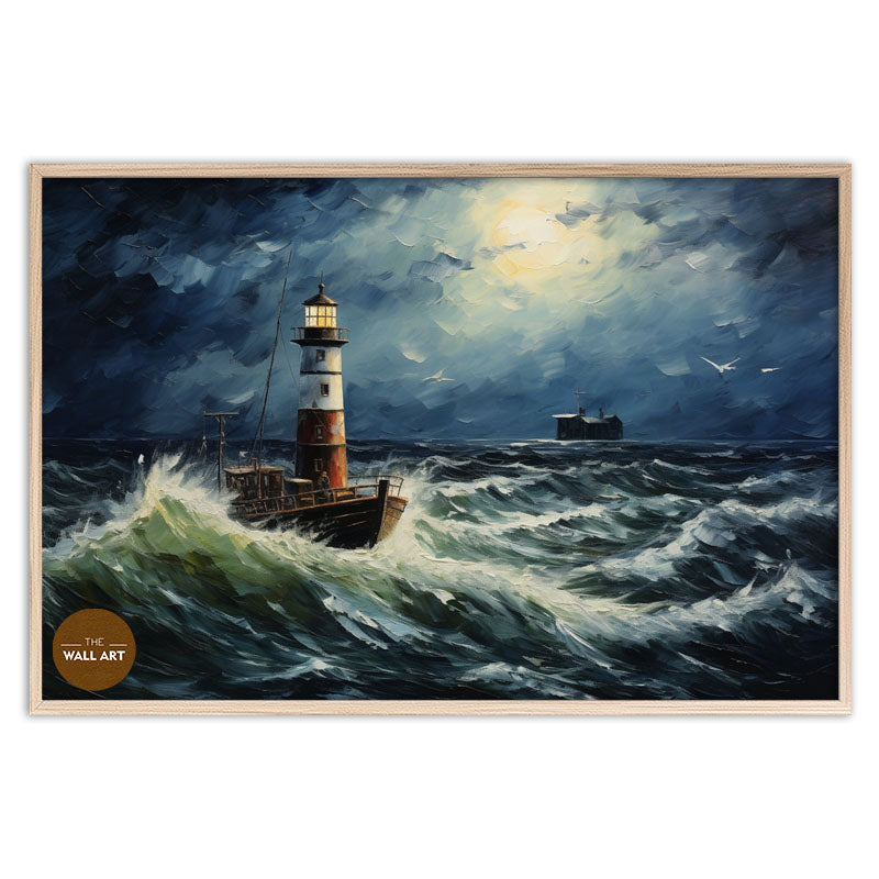 LIGHT HOUSE AT NIGHT IV