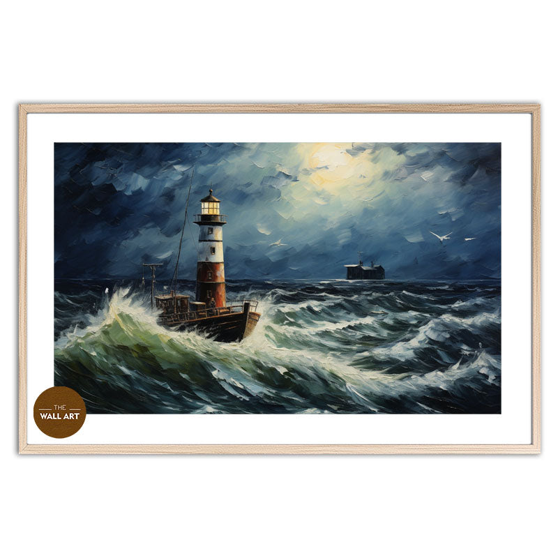 LIGHT HOUSE AT NIGHT IV