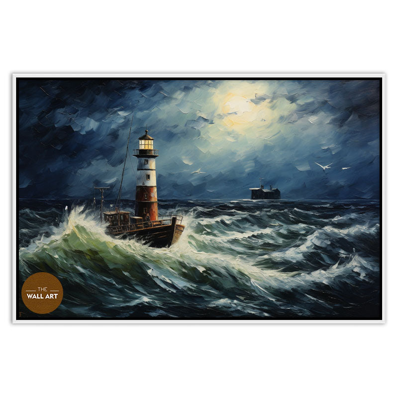 LIGHT HOUSE AT NIGHT IV