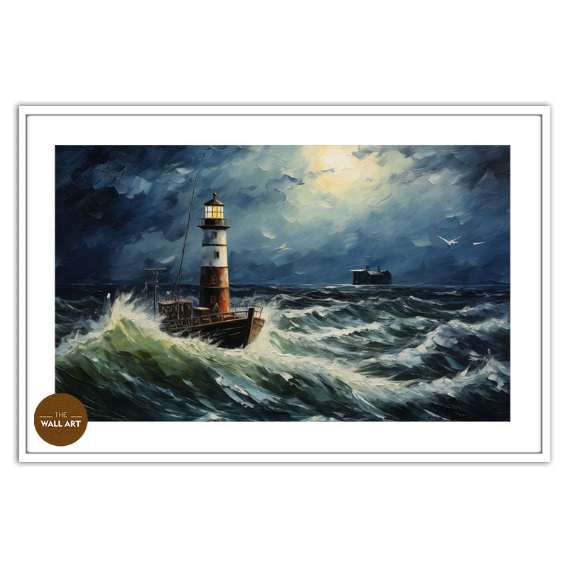 LIGHT HOUSE AT NIGHT IV
