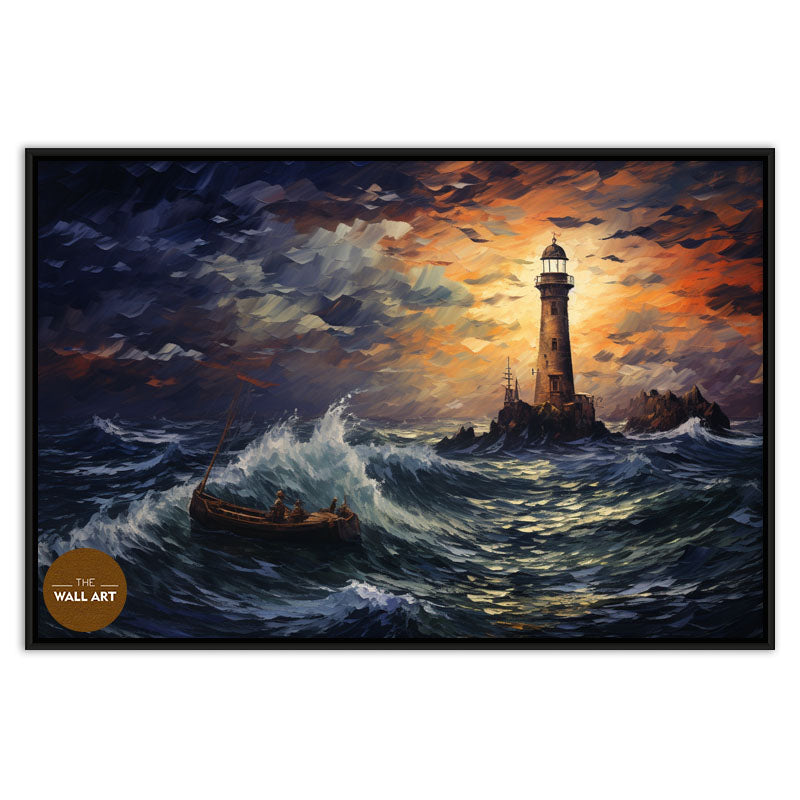 LIGHT HOUSE AT NIGHT I