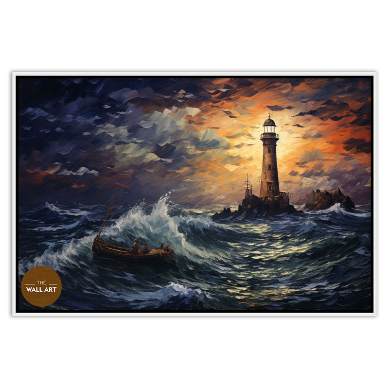 LIGHT HOUSE AT NIGHT I