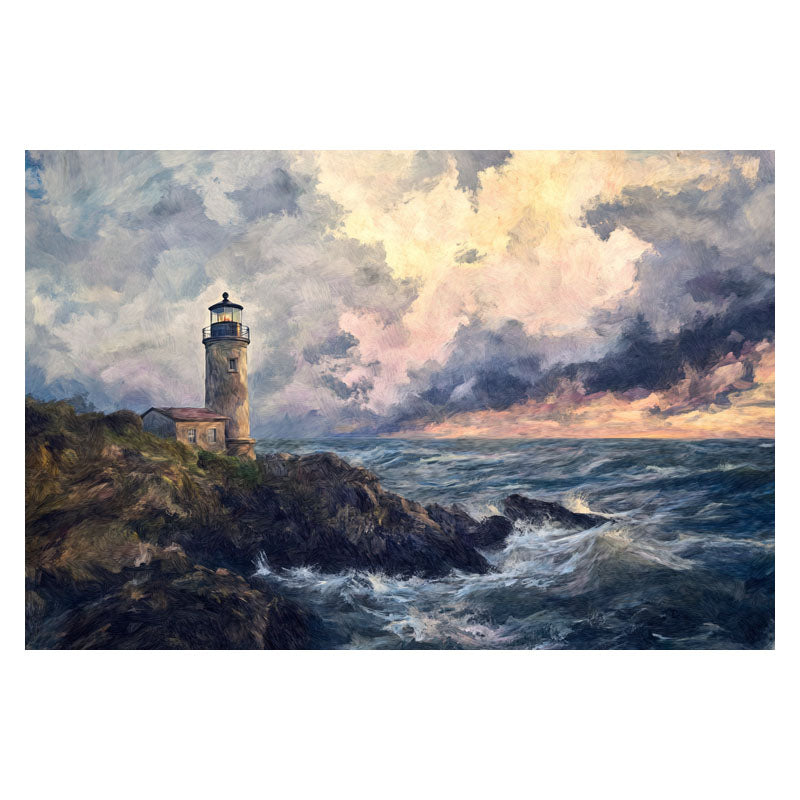 LIGHT HOUSE IN A MURKY DAY