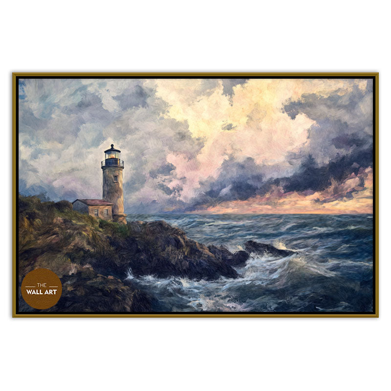 LIGHT HOUSE IN A MURKY DAY