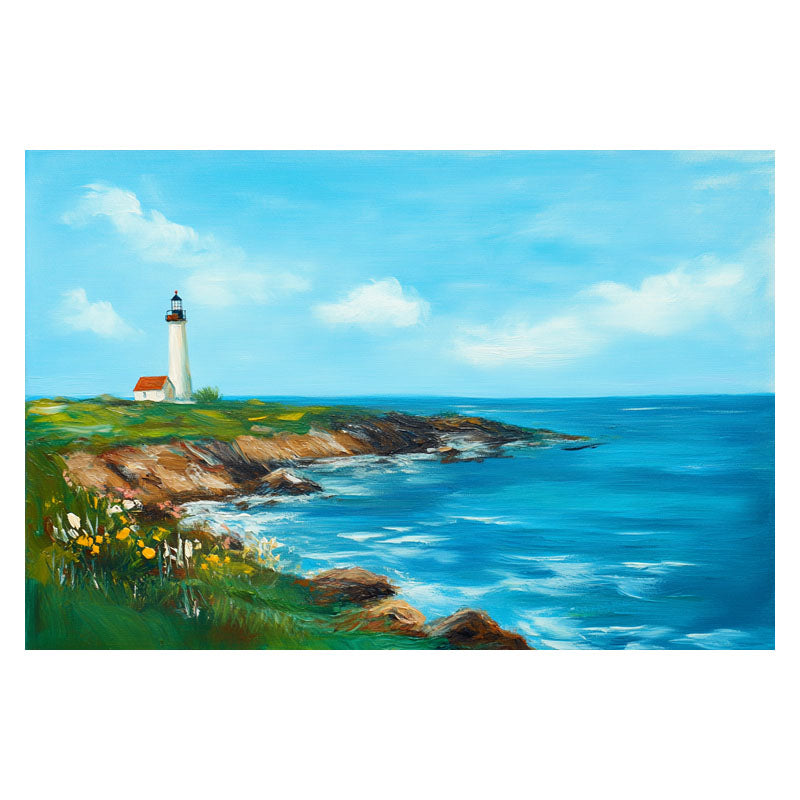 LIGHT HOUSE IN SPRING DAY