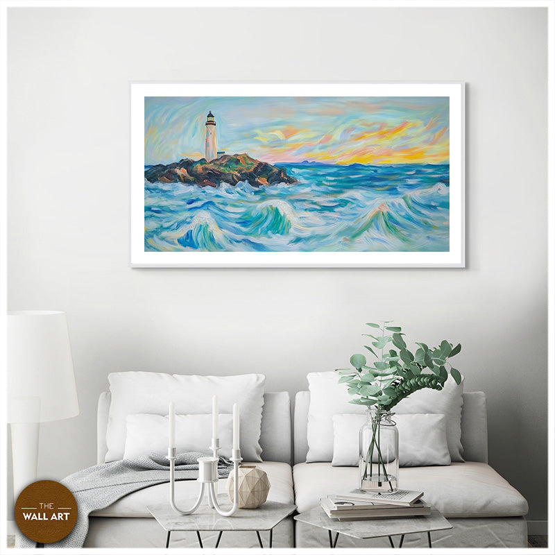 LIGHT HOUSE IN SUNSET