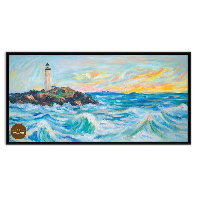 LIGHT HOUSE IN SUNSET
