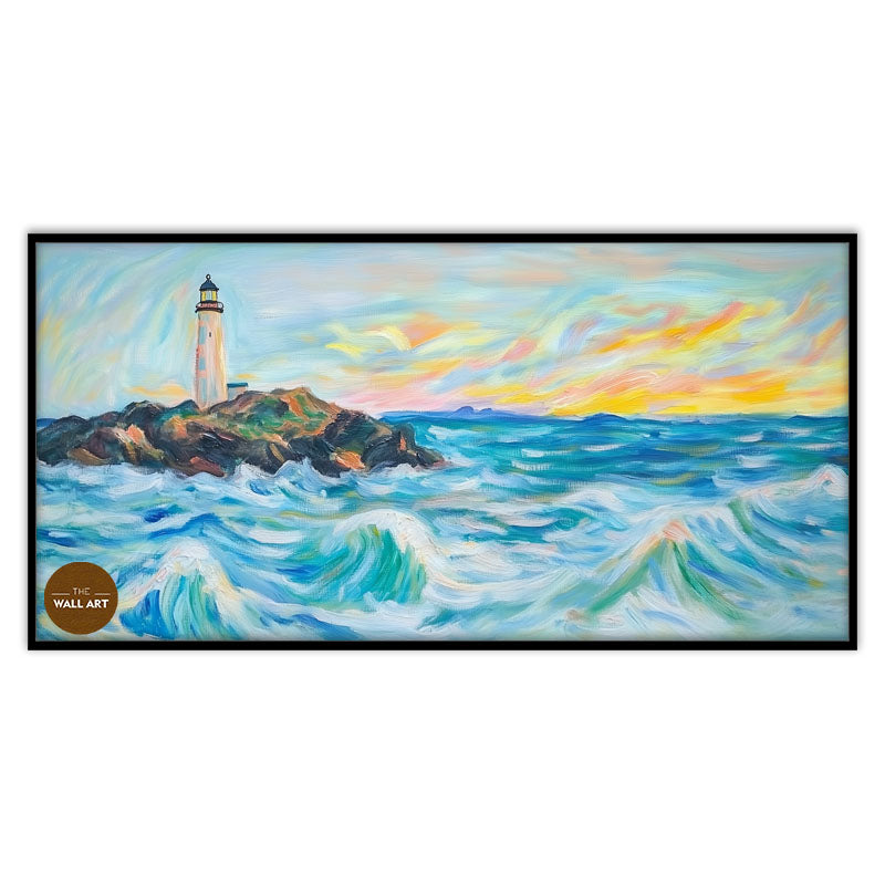 LIGHT HOUSE IN SUNSET