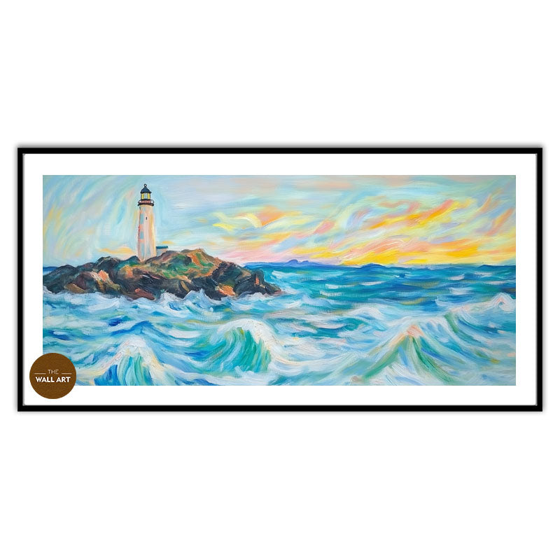 LIGHT HOUSE IN SUNSET