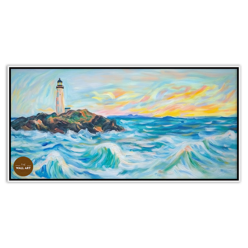 LIGHT HOUSE IN SUNSET