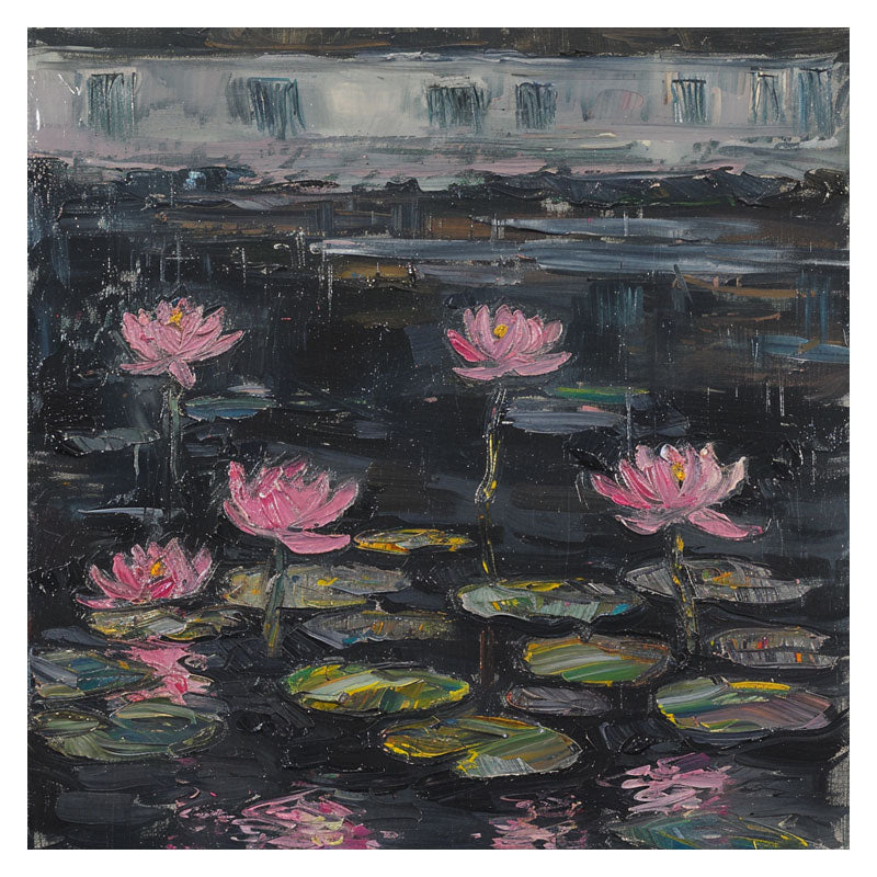 LOTUS IN THE RAIN