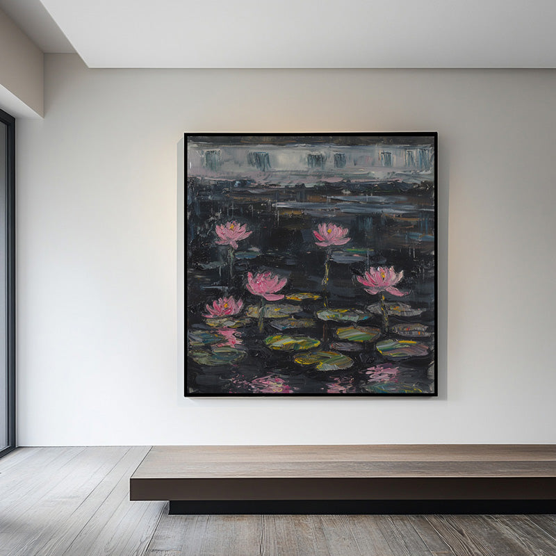 LOTUS IN THE RAIN