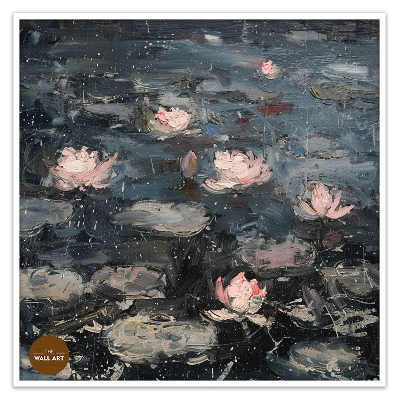 LOTUS UNDER THE RAIN I