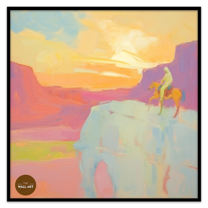 MAN RIDING HORSE III