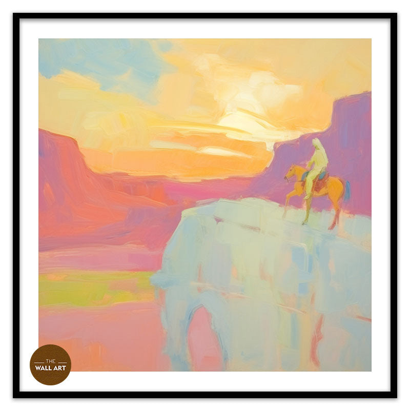 MAN RIDING HORSE III