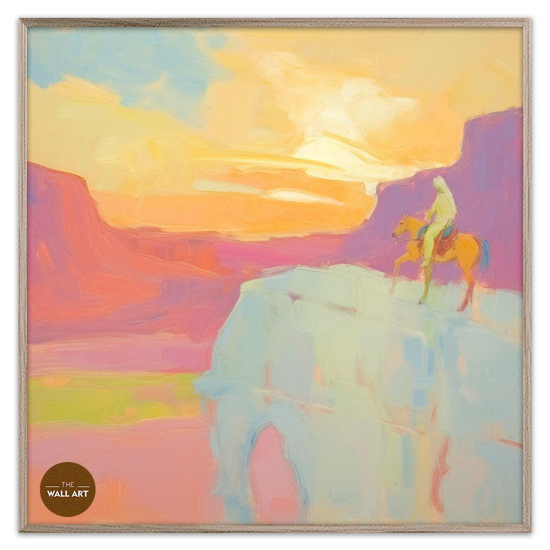 MAN RIDING HORSE III