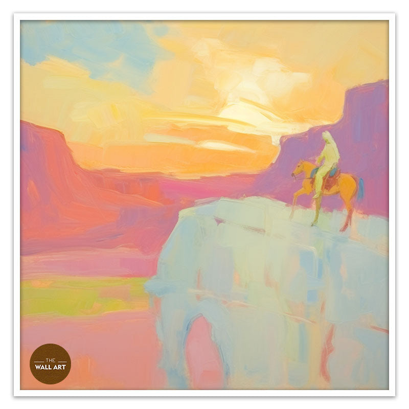 MAN RIDING HORSE III