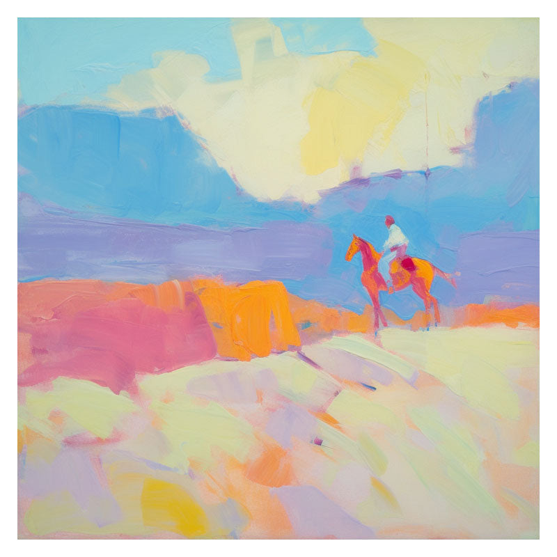 MAN RIDING HORSE II