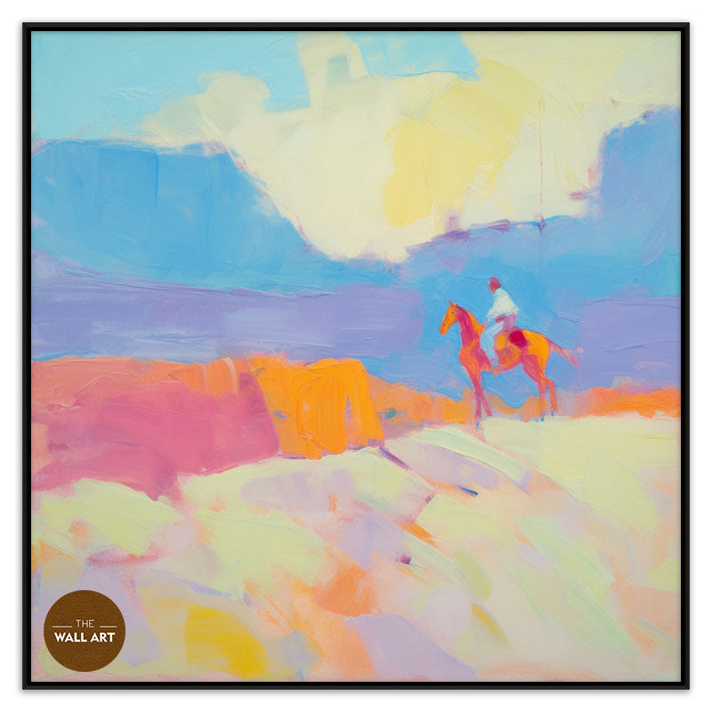 MAN RIDING HORSE II