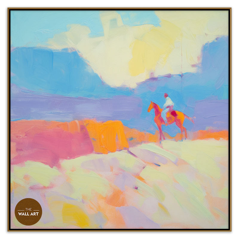MAN RIDING HORSE II