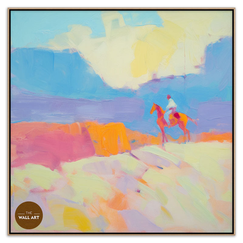 MAN RIDING HORSE II