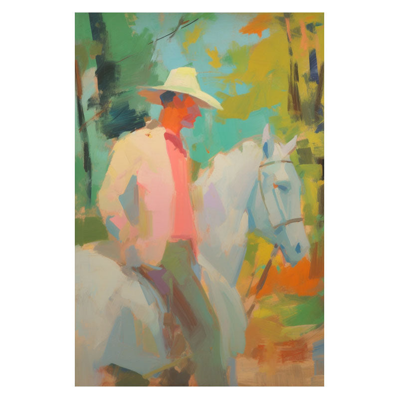 MAN RIDING HORSE IV
