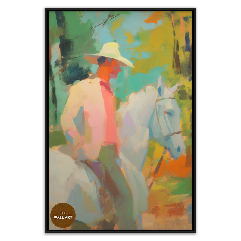 MAN RIDING HORSE IV