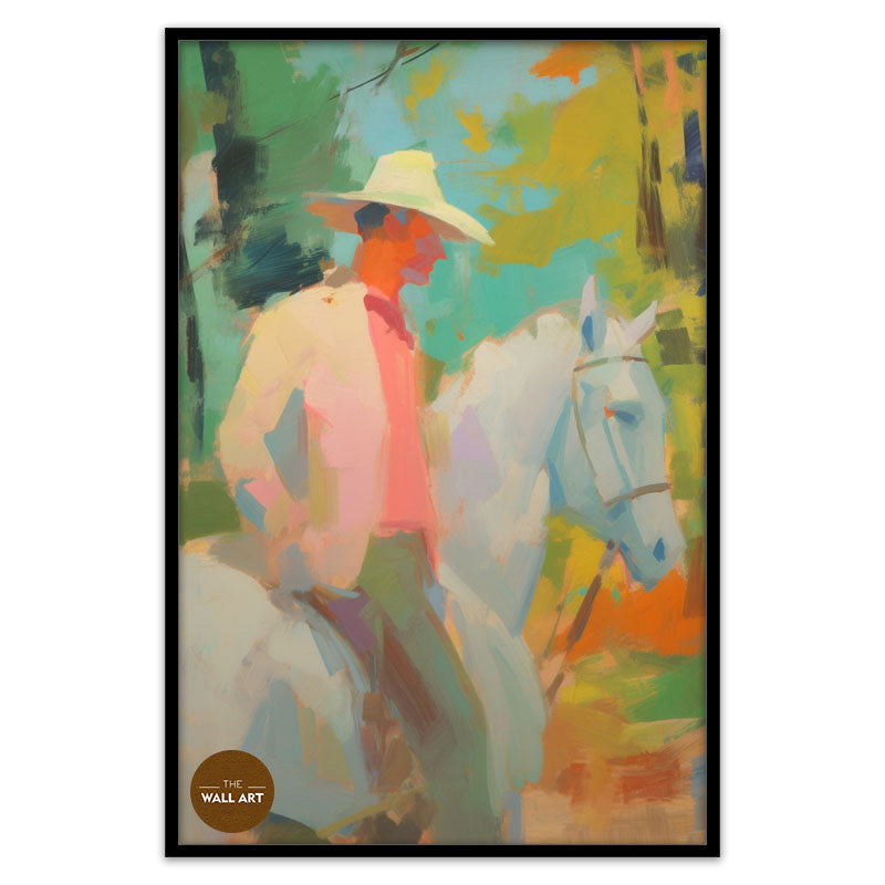 MAN RIDING HORSE IV