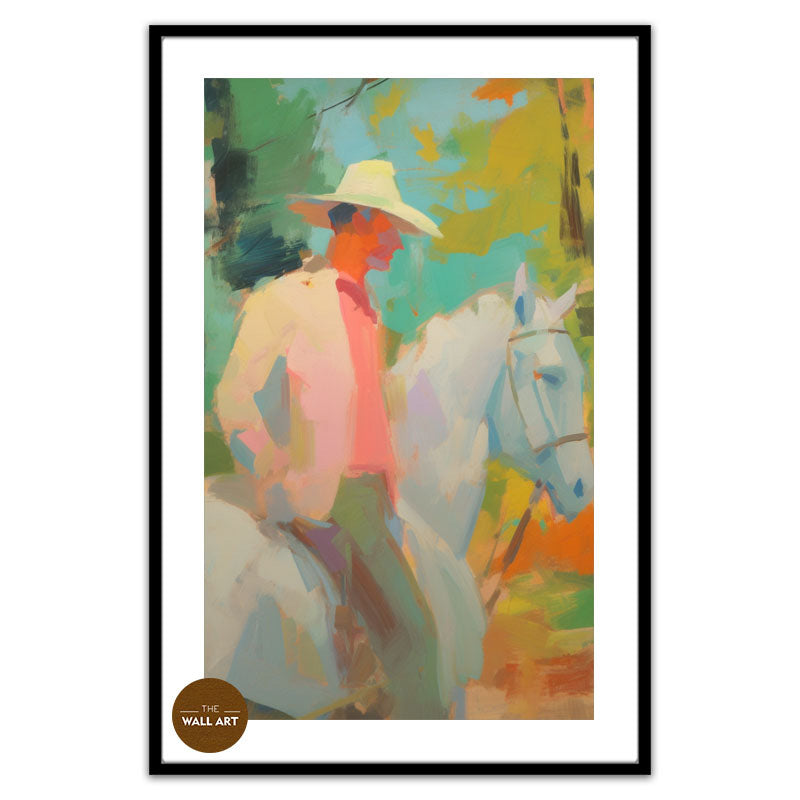 MAN RIDING HORSE IV
