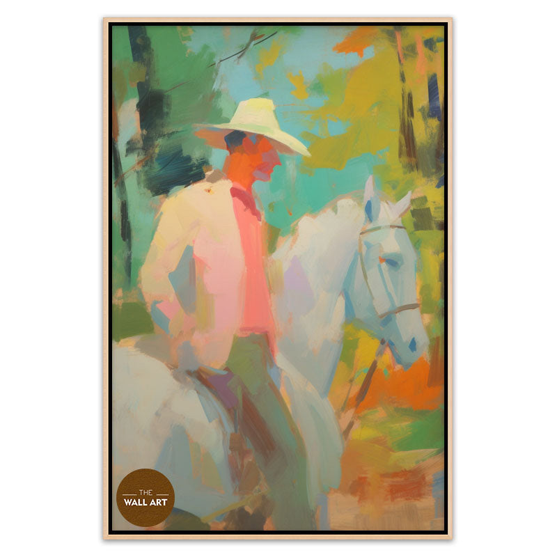 MAN RIDING HORSE IV